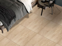 environment with floor tile porcelain 61502 Native Marfim