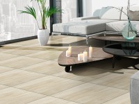 Living room environment floor tile 56009 Eco Wood Bege