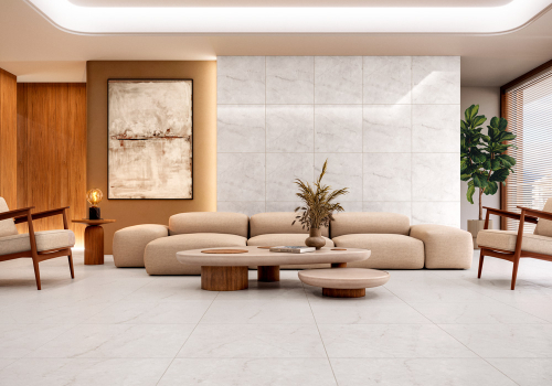 Ambiente porcelanato 161094 Taj Mahal Off White - Polido