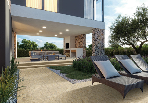 Ambiente externo porcelanato 61526 Dakar Bege