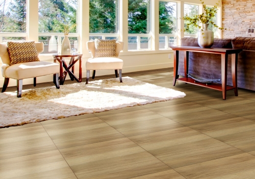 Ambiente sala porcelanato 61501 Native Imbuia