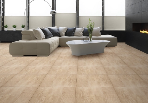 Ambiente sala porcelanato 61502 Native Marfim